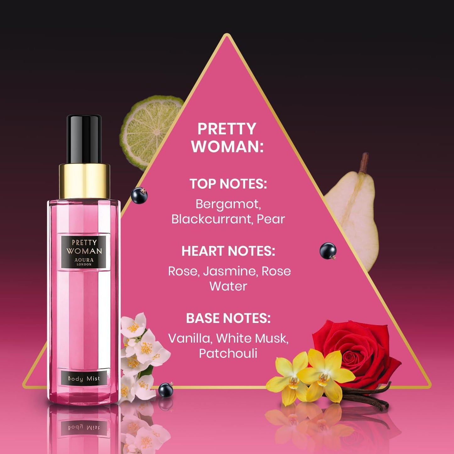 Aoura London Body Mist 4 x 60ml Giftset