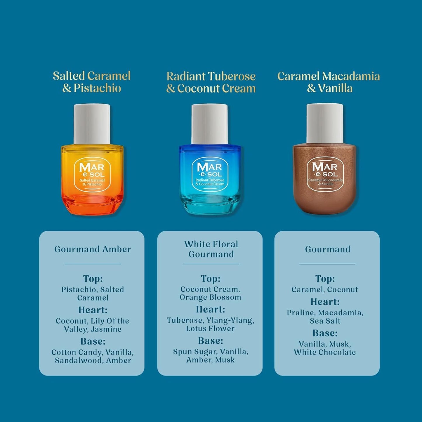 Mar e Sol Women's EDP 3 x 30ml Premium Giftset