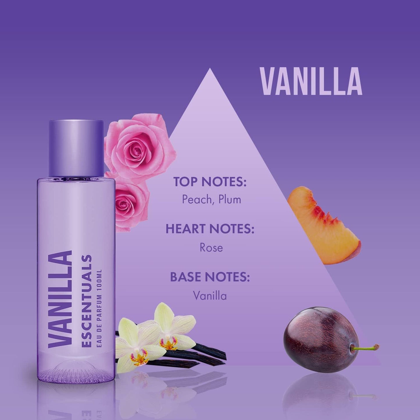 Vanilla Perfume for Women, Eau de Parfum 100ml